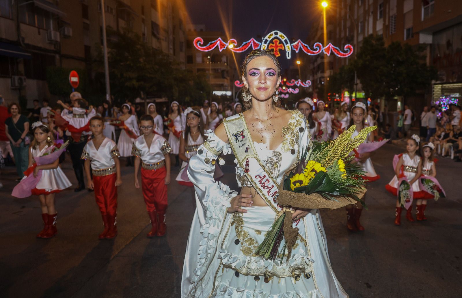 Moros y Cristianos de Altozano 2023: ofrenda de flores a la Virgen de la Asunción