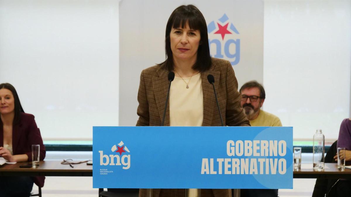 La portavoz nacional del BNG, Ana Pontón, este martes