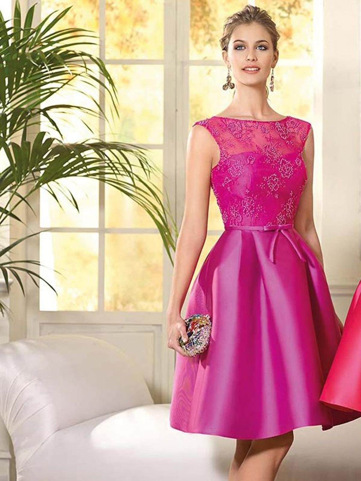 Colores top para vestidos de fiesta: fucsia