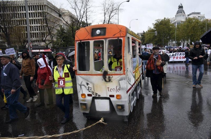 Manifestación 'Revuelta de la España vaciada' en Madrid