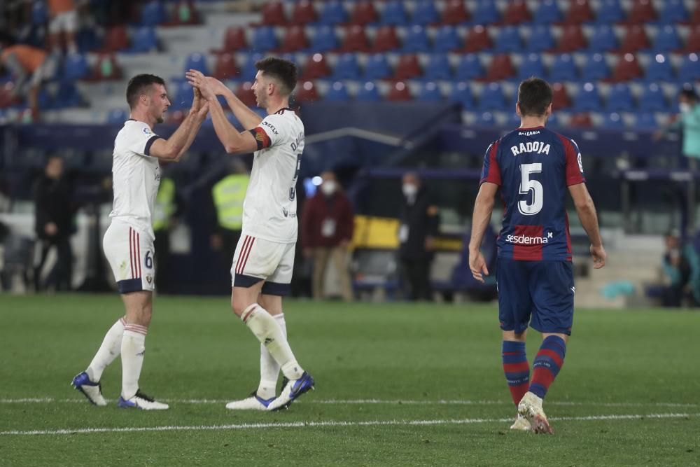 Las mejores fotos del Levante UD - Osasuna