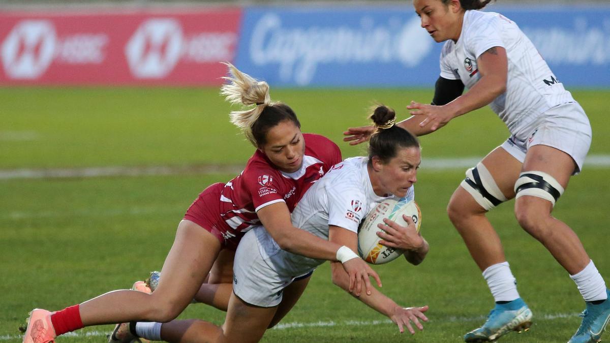 Tercera y última jornada de las series mundiales HSBC de rugby 7 de Málaga.