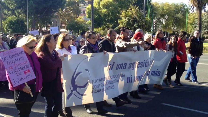 Marcha contra la violencia machista en Córdoba