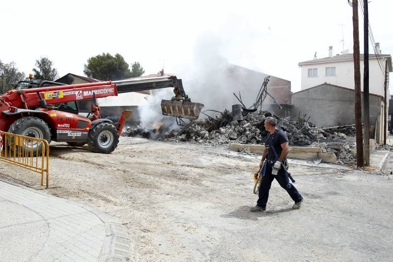 Imágenes del incendio en Alcañiz