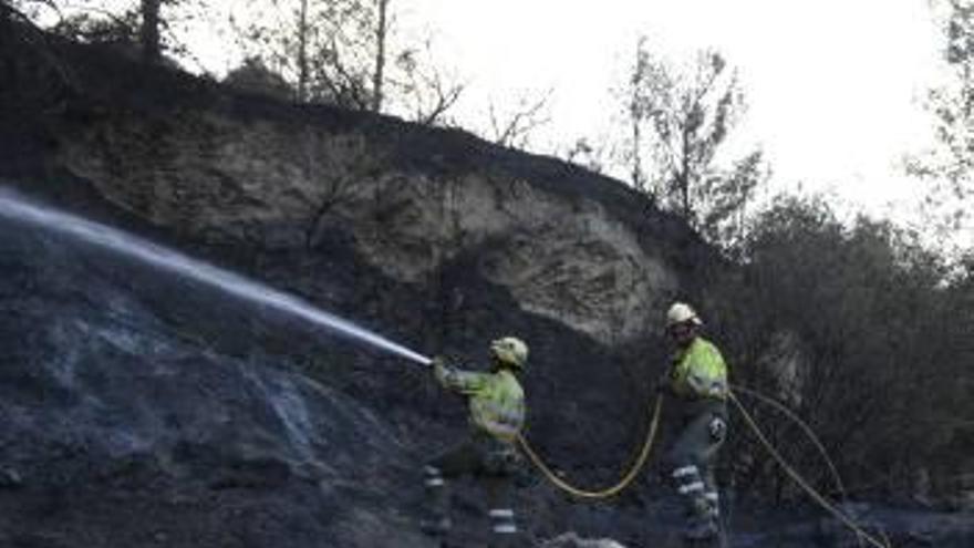 Pequeño susto por un incendio cercano a Sella