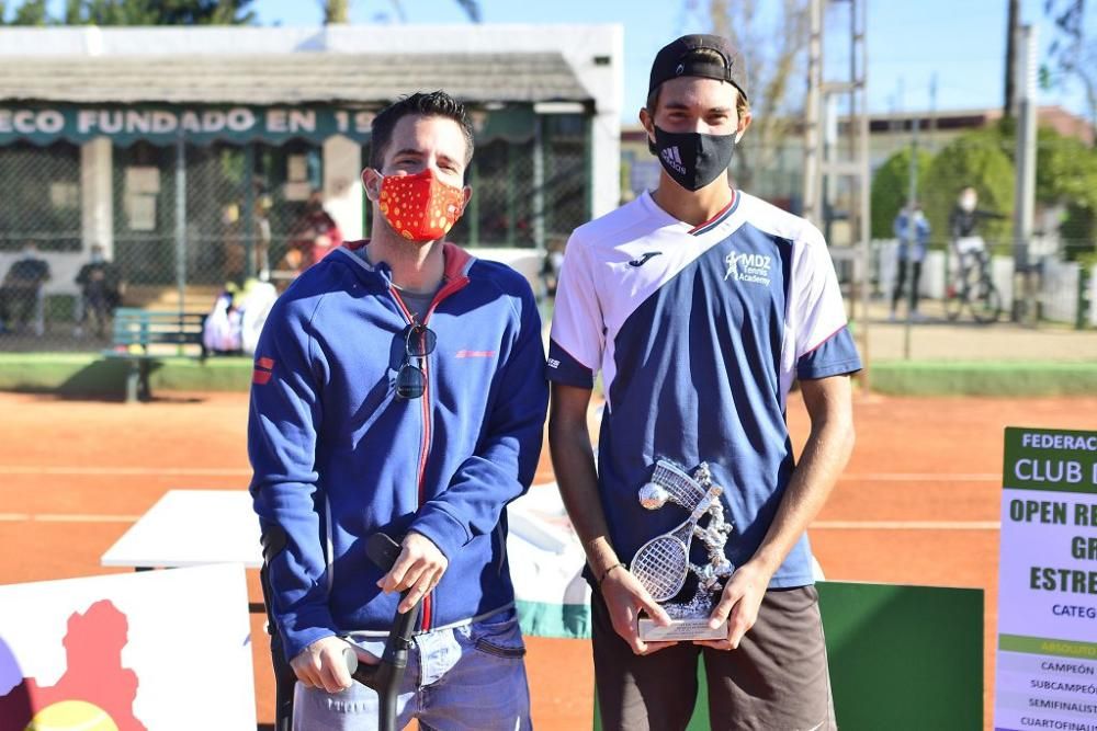 Entrega de premios del Campeonato Regional de Tenis, en Torre Pacheco