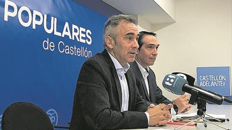 El PP plantea una «revolución fiscal» para que Castellón vuelva a crecer