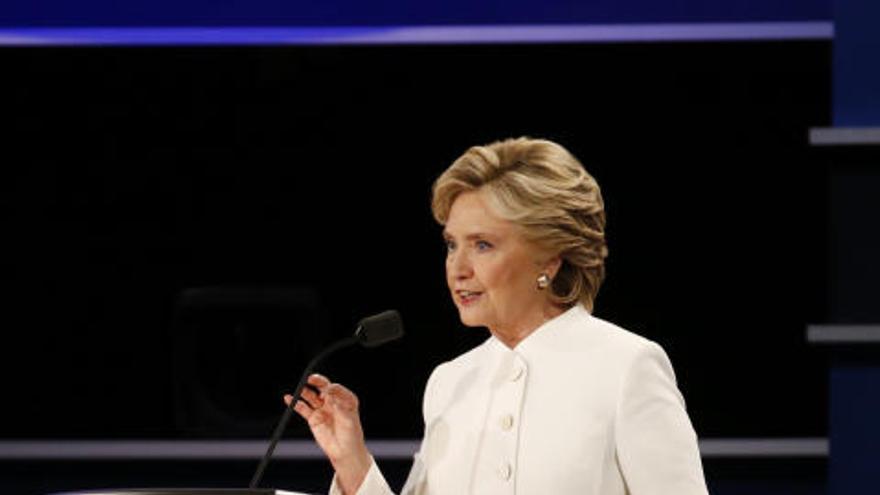 El tercer debate Clinton - Trump, en imágenes