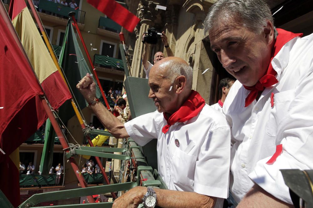 Pamplona celebra el `txupinazo'