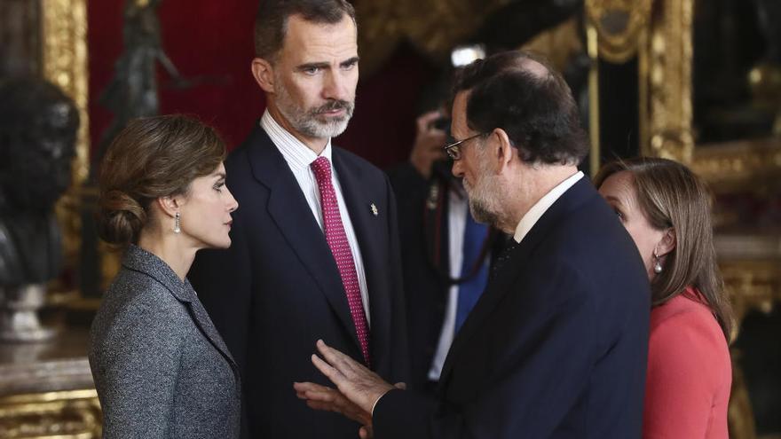 Las imágenes de la recepción en el Palacio Real