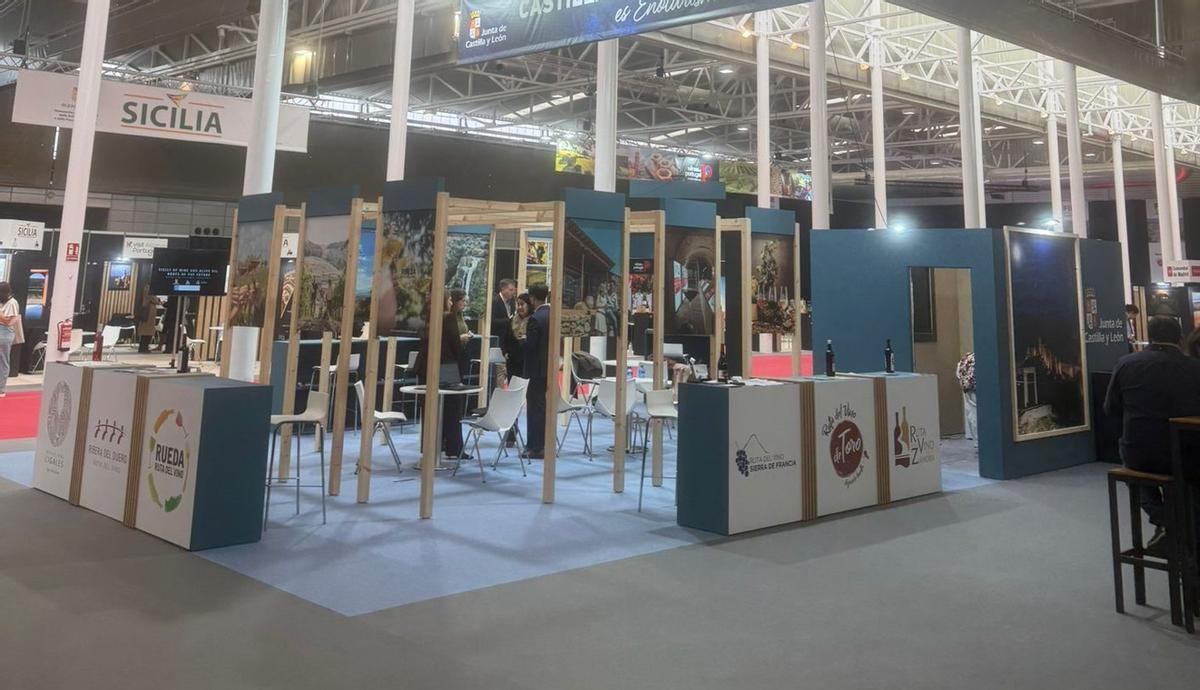 Stand de la Ruta del Vino de Toro en la última edición de la Feria FINE celebrada en Valladolid. | CEDIDA