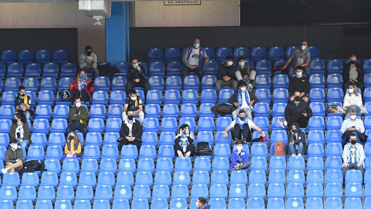 Aficionados del Deportivo en Riazor