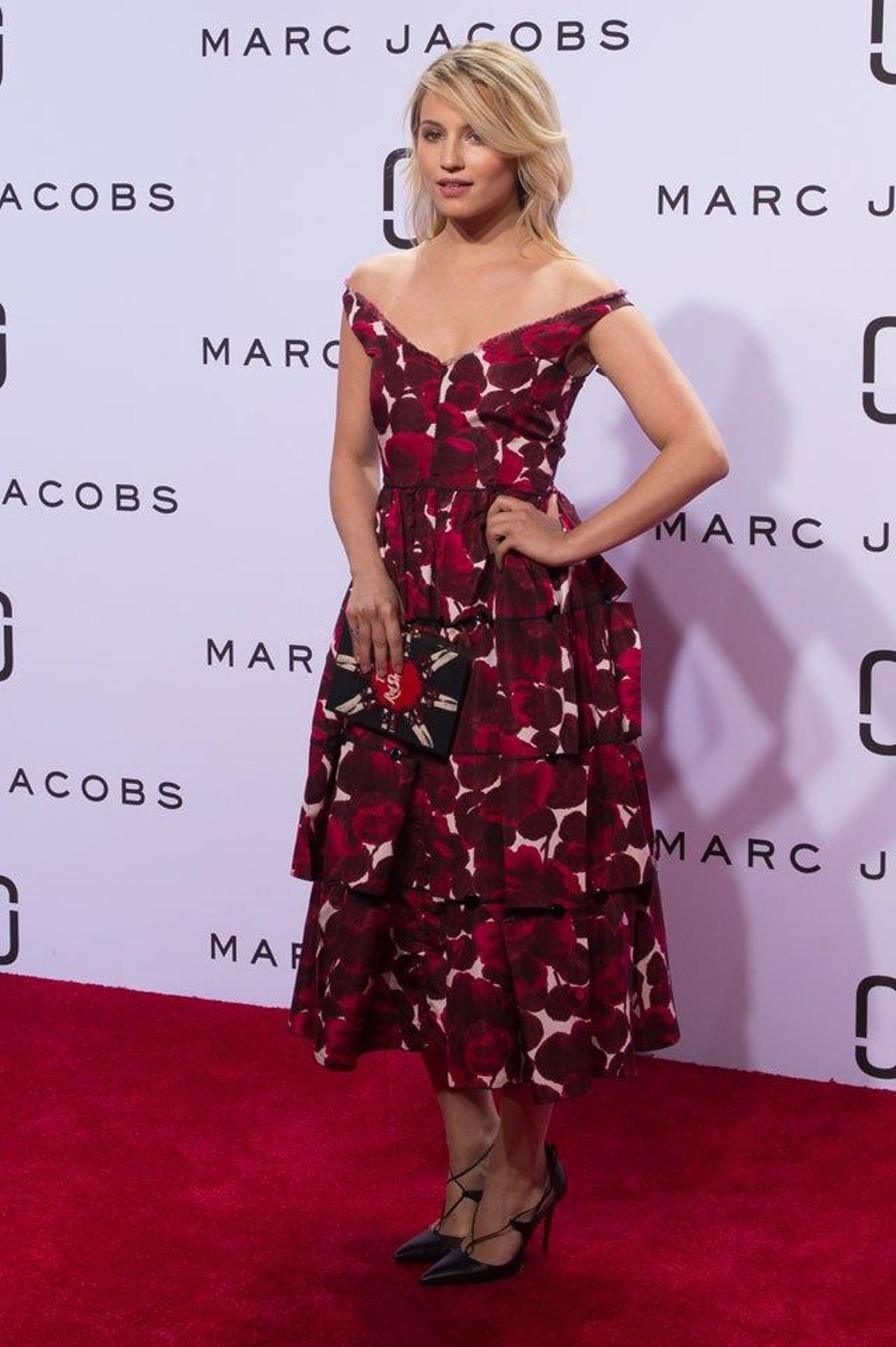 Dianna Agron, en el desfile de Marc Jacobs en la NYFW 2015