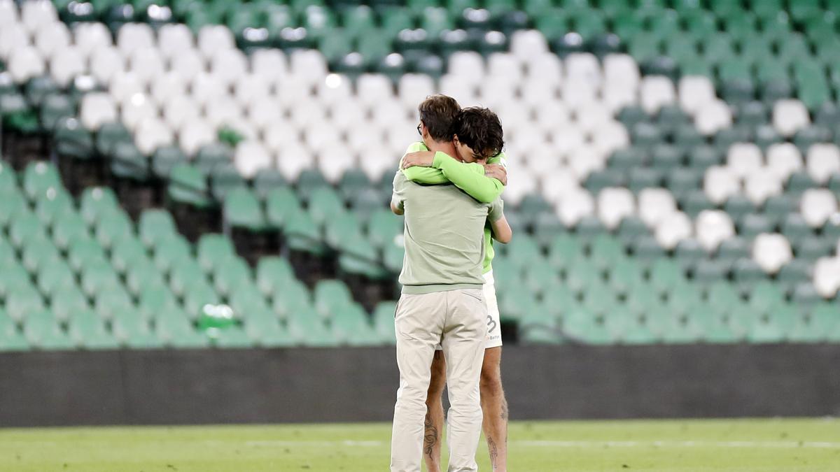 Bellerín, tras el encuentro.