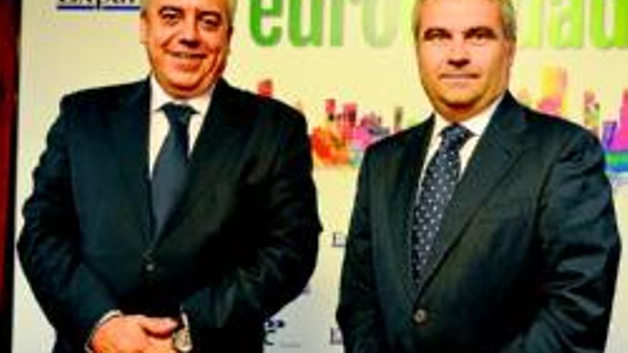 Fragoso y Mocinha presentan en Madrid el proyecto de Eurociudad