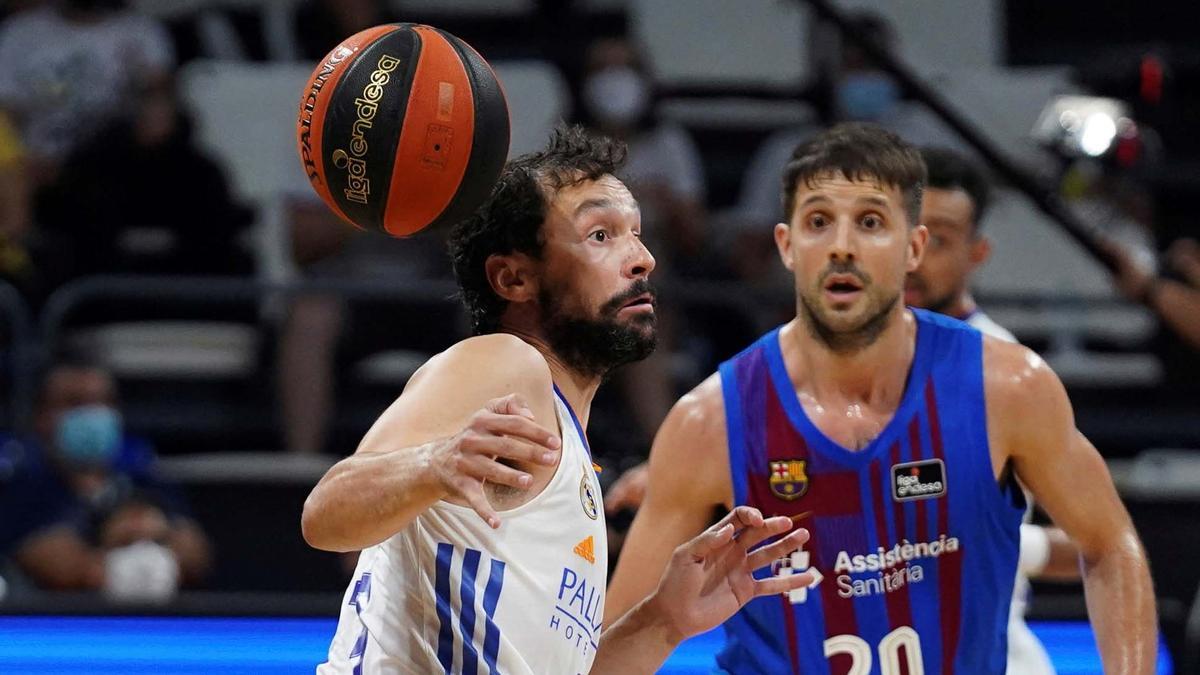 Sergio Llull rescató al Madrid en el tercer cuarto