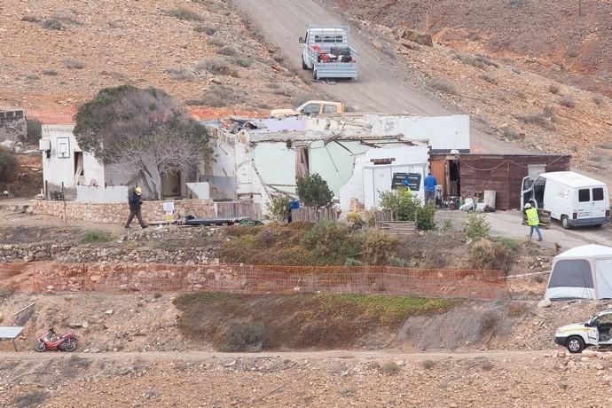 FUERTEVENTURA . - DERRIBO DE LA CASA DE LA ABUELA JOSEFA - 30-01-18 - FOTOS: GABRIEL FUSELLI