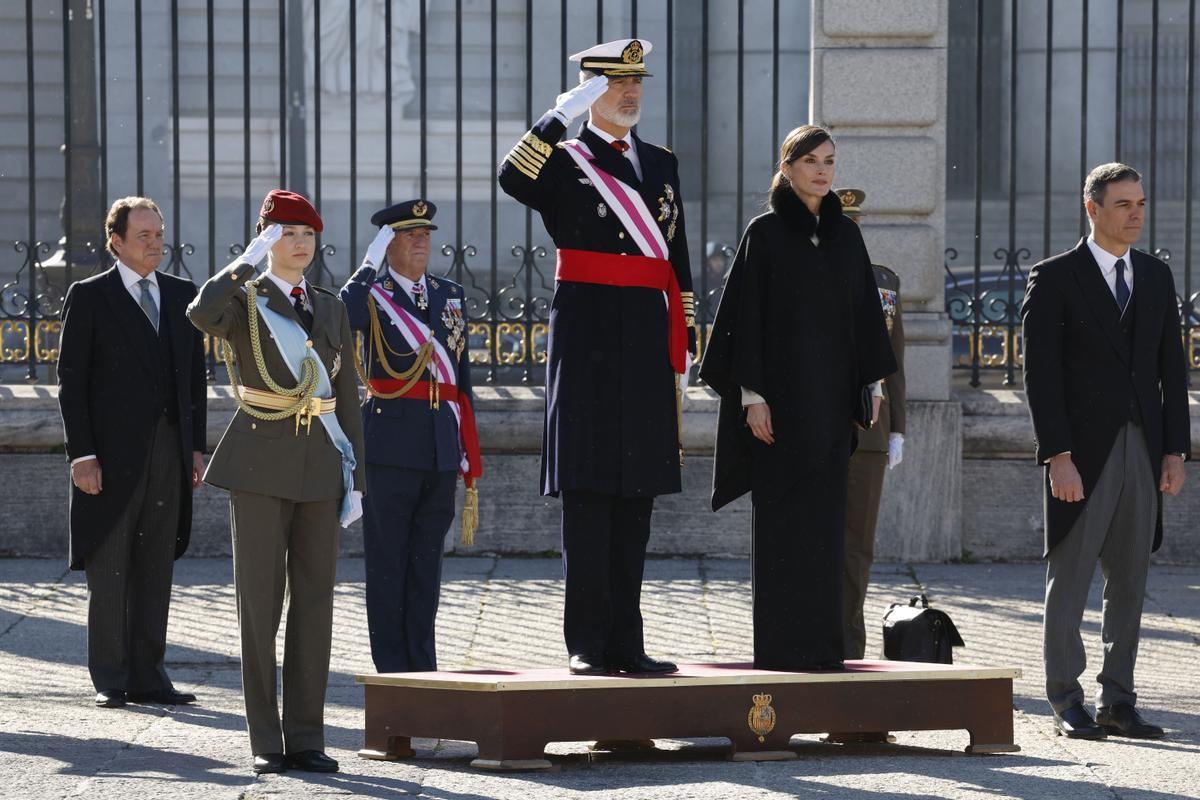 Pascua Militar en el Palacio Real en Madrid