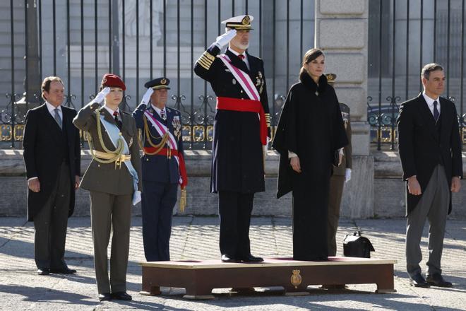 Los reyes presiden la celebración de la Pascua Militar junto a la princesa Leonor