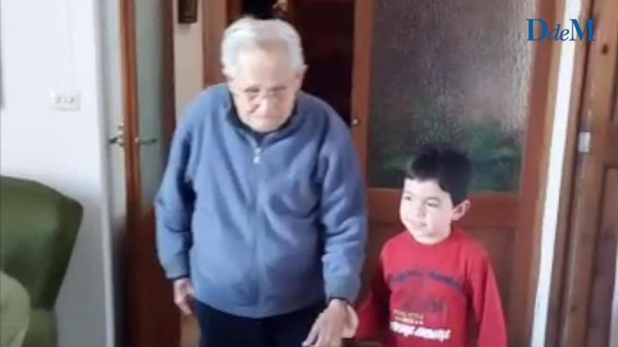Josep Bauzá, el abuelo de Mallorca, cumple 107 años con buena salud