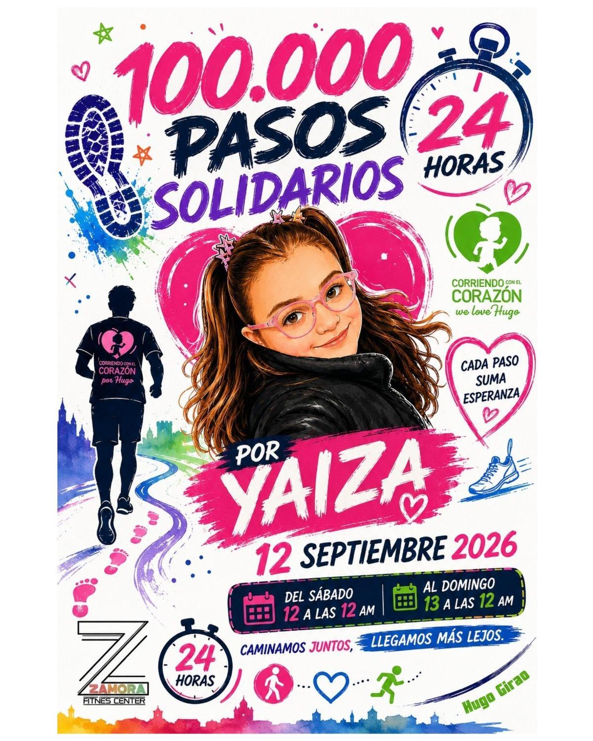 100.000 pasos solidarios por Yaiza