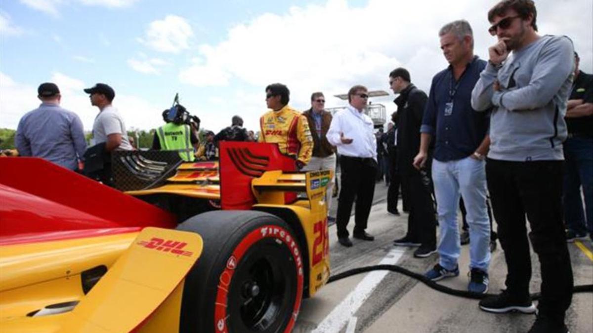 Fernado Alonso en la Indycar