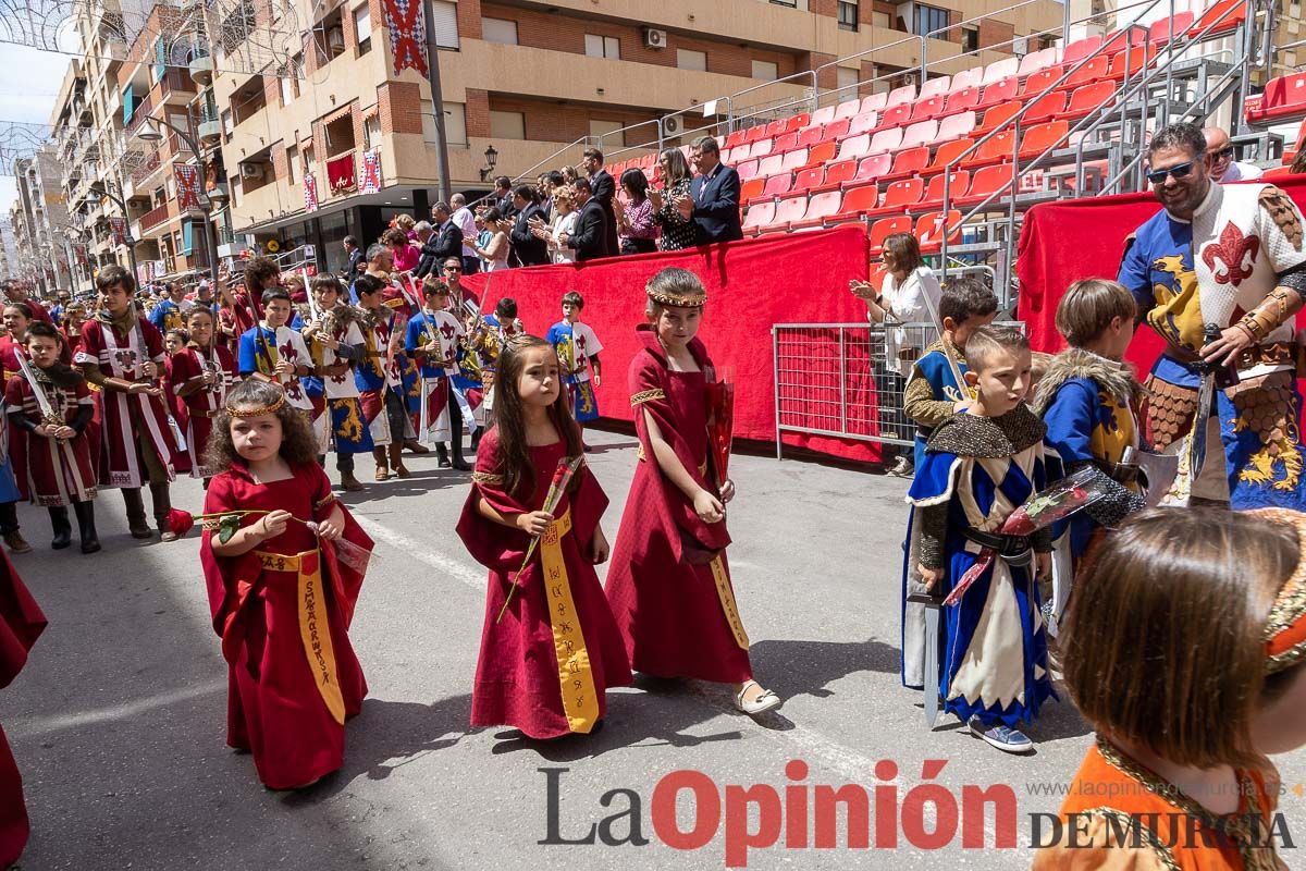 Desfile infantil del Bando Cristiano en las Fiestas de Caravaca