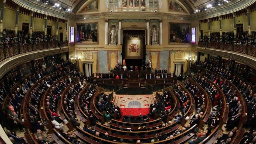 Vista general del Congreso de los Diputados.