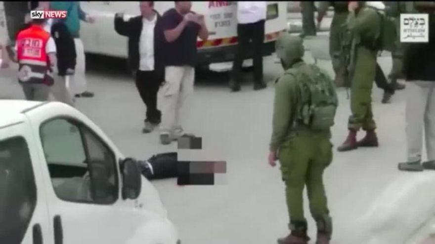 Sale de prisión el soldado israelí que remató a un palestino herido