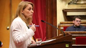 Natàlia Mas en el Parlament