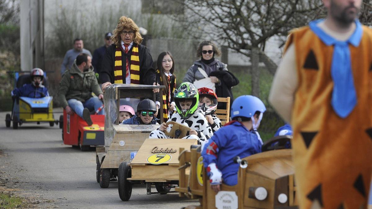 As Carrilanas de Santiso, un novo desborde de imaxinación e velocidade