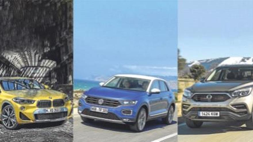 Los nuevox BMW X2, Volkswagen T-Roc y SsangYong Rexton son los candidatos de este mes de marzo, gracias a los lectores a través de www.mejorcoche.epi.es