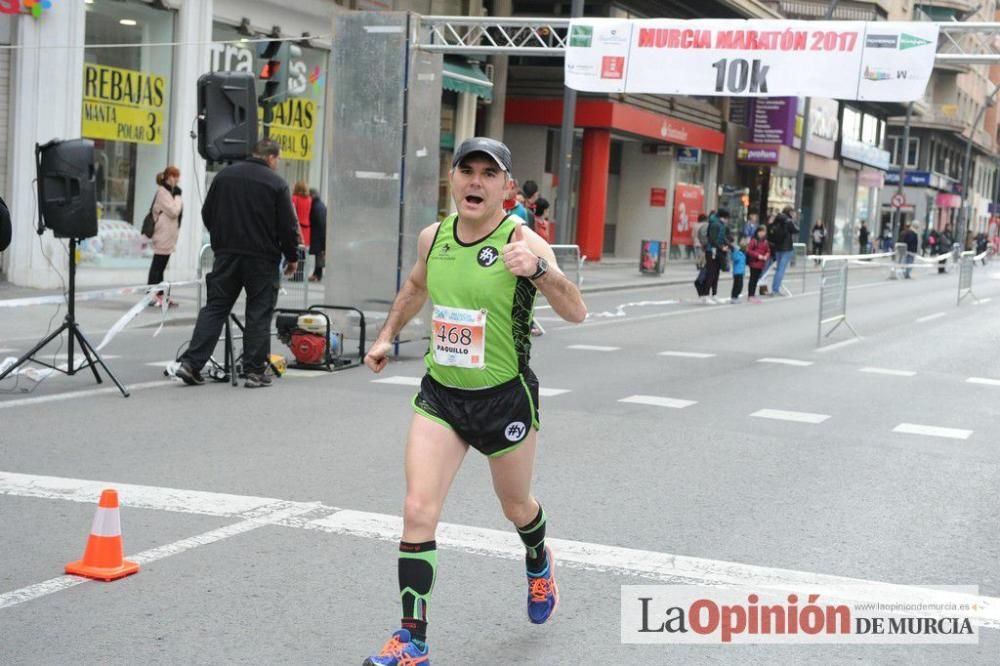 Murcia Maratón y 10 k. Paso por la Gran Vía