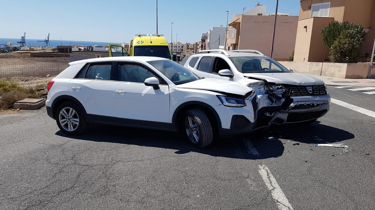 Accidente en el que se vio implicado el joven francés que carecía de carné.