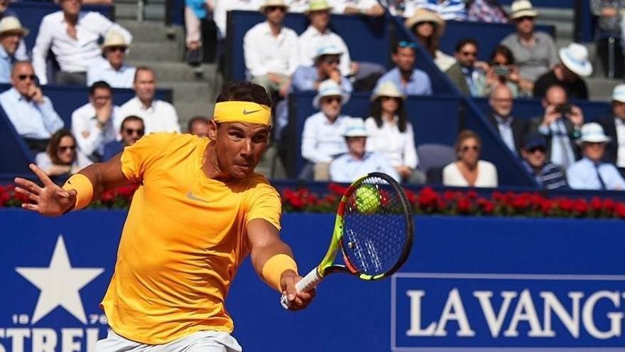 Rafa Nadal en su último partido en el Godó.