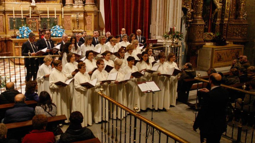 Un concierto del coro sacro en la Catedral.
