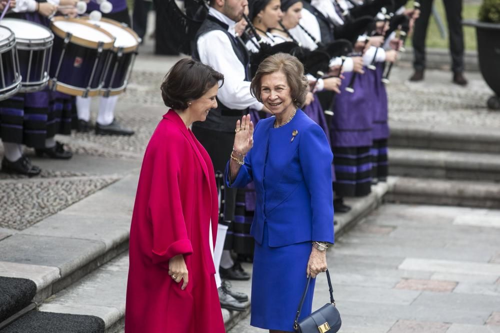 La llegada de la Reina a Oviedo