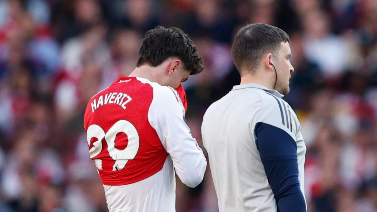 Kai Havertz, muy tocado tras lesionarse ante el Newcastle en un momento clave de la temporada