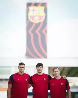 El Barça de Carlos Ortega regresa al trabajo con su tres nuevos fichajes