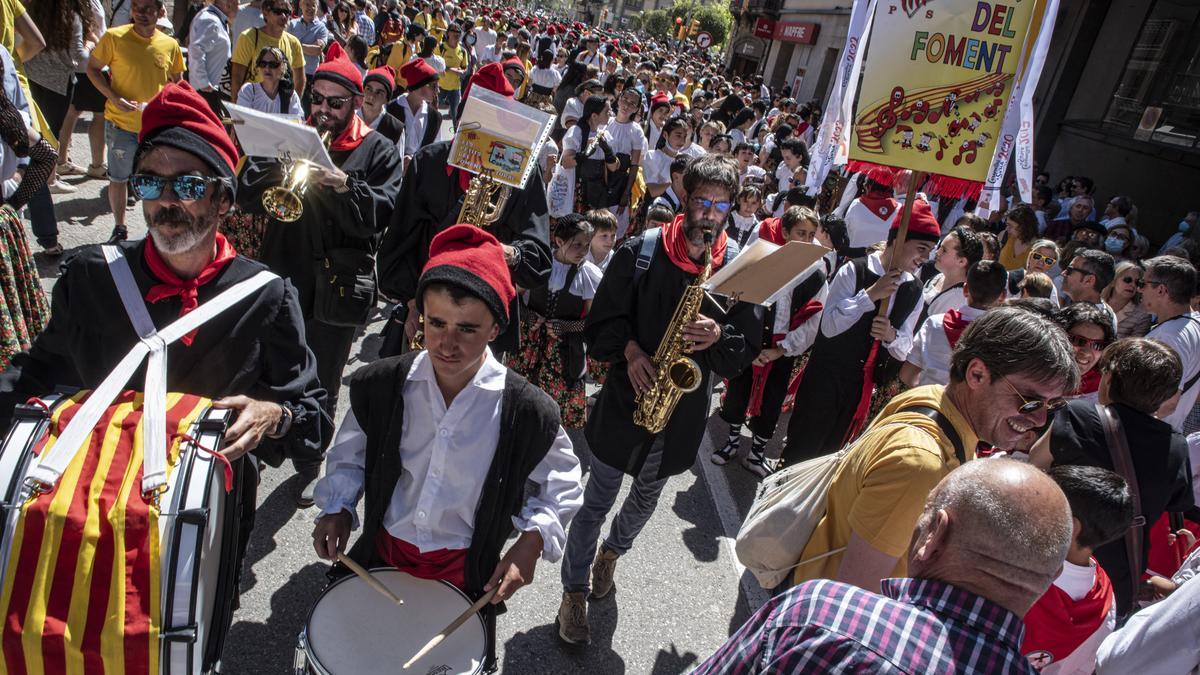 L'ambient de les caramelles de Súria en l'edició de l'any passat