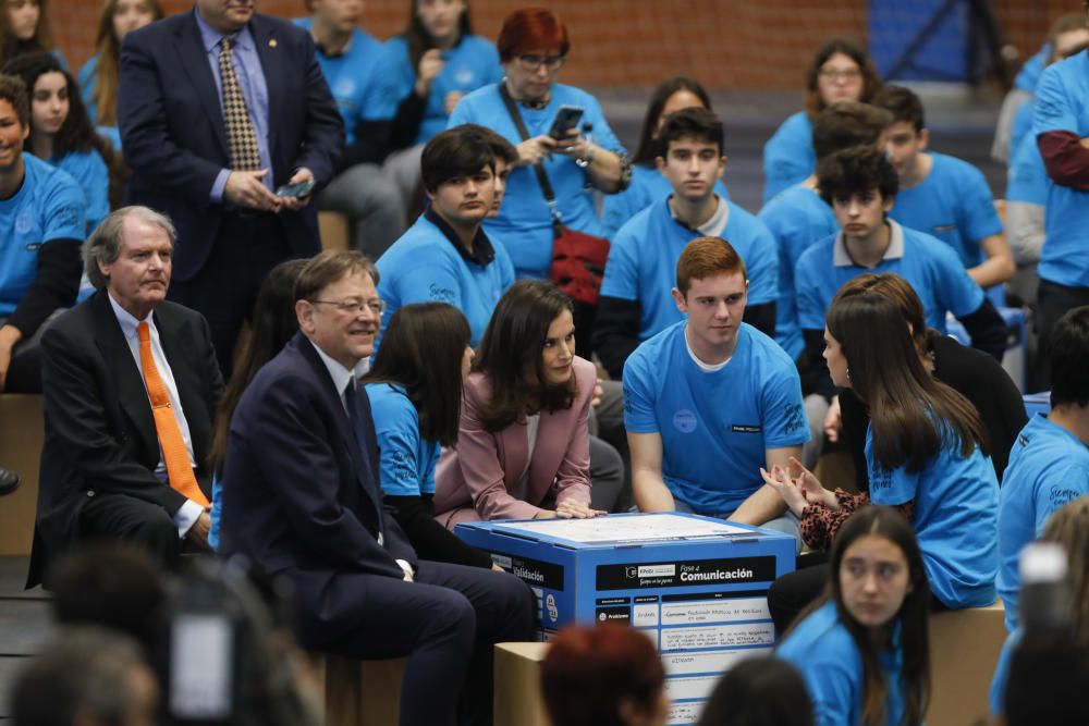 La reina Letizia asiste a los Premios de la Fundación Princesa de Girona de Investigación Científica en la UPV