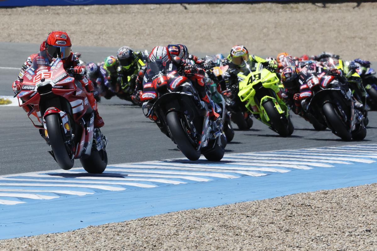 Las imágenes de la carrera de MotoGP en Jerez.