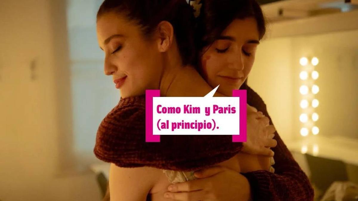 María Pedraza y Paula Losada en 'Las niñas de cristal', de Netflix