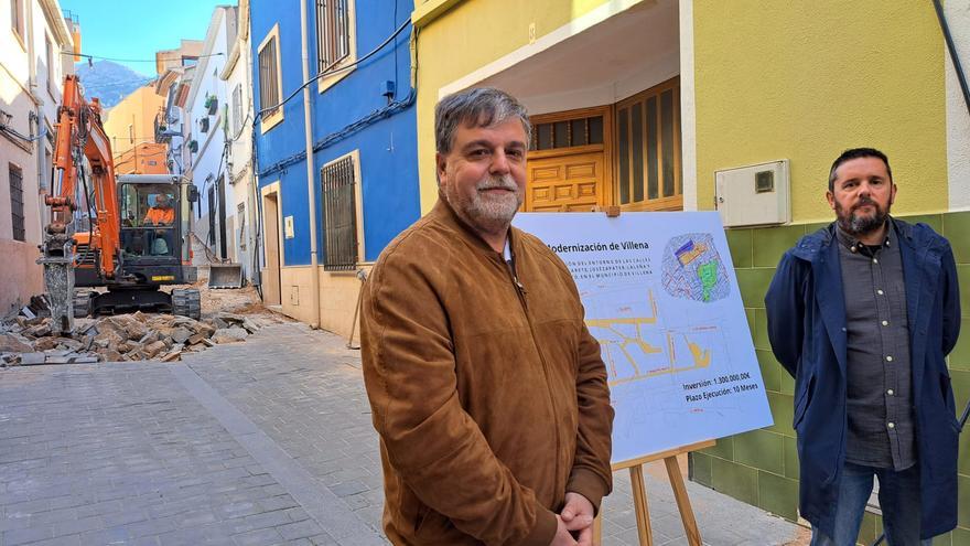 Villena inicia la reurbanización del barrio de Antón para evitar humedades y prevenir daños en viviendas