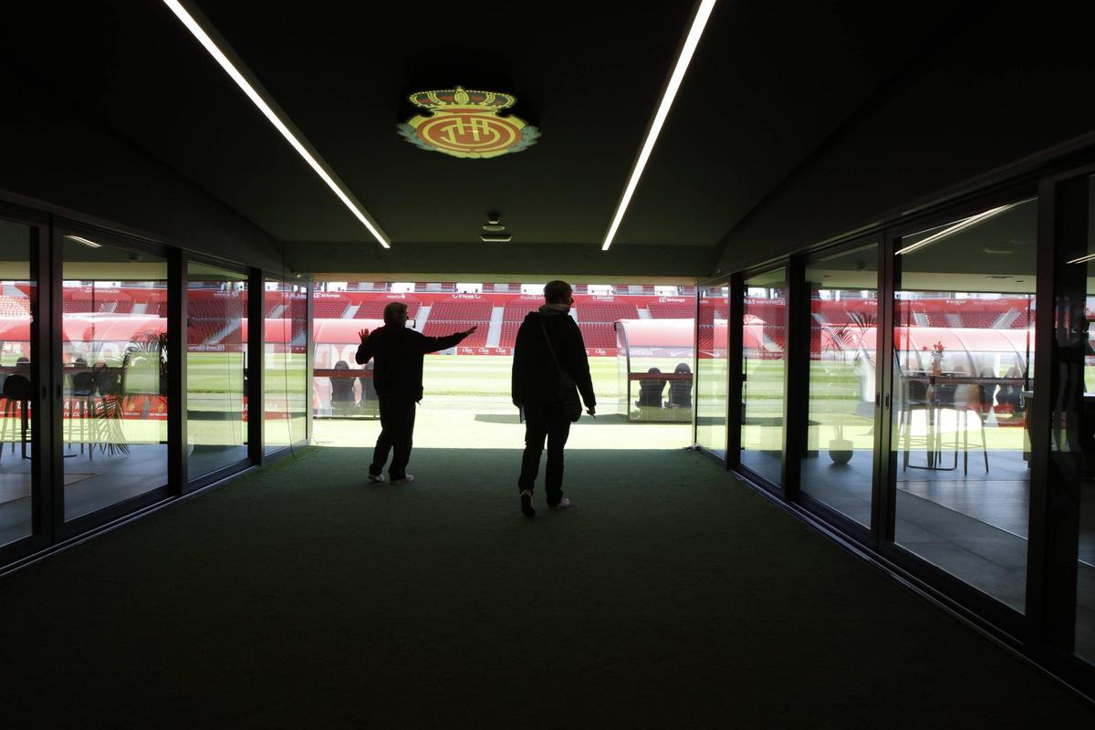Rundgang durch das Stadion Son Moix von Real Mallorca