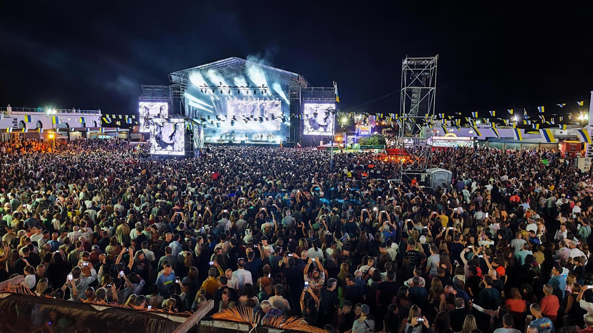 Concierto de Juanes en el cierre de las Fiestas de Los Dolores 2023