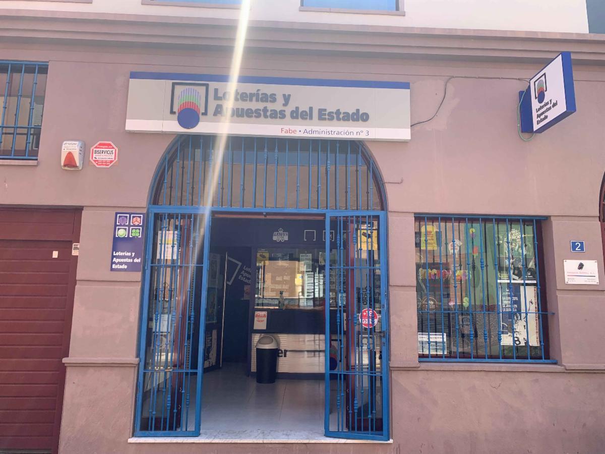 Detalle del punto de venta en San Cristóbal de La Laguna.