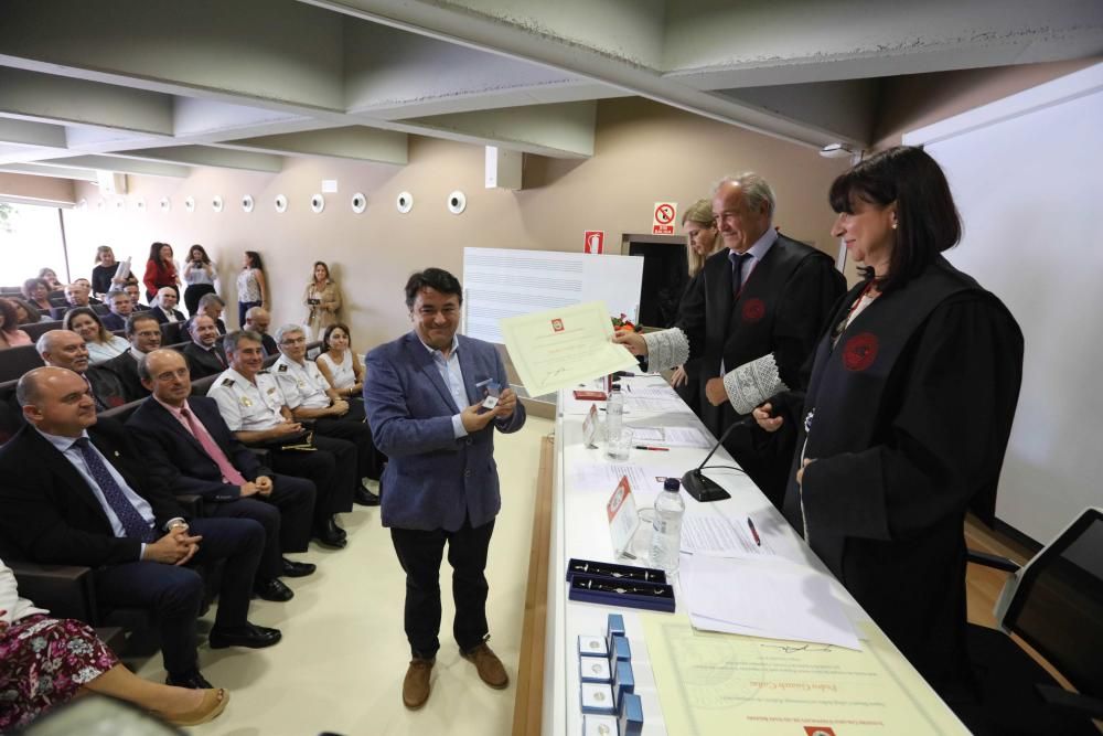 Cuatro nuevos letrados vistieron ayer la toga en el acto de colegiación anual de los abogados de Ibiza y Formentera