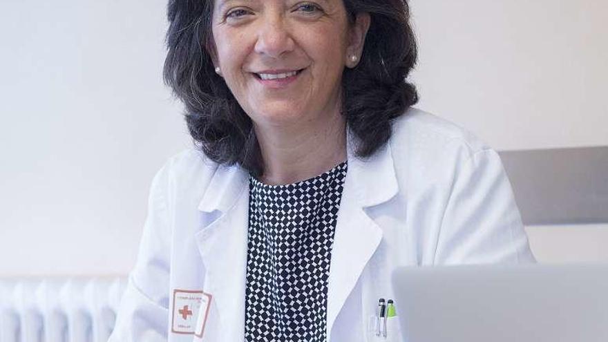 La doctora Berta Candia.