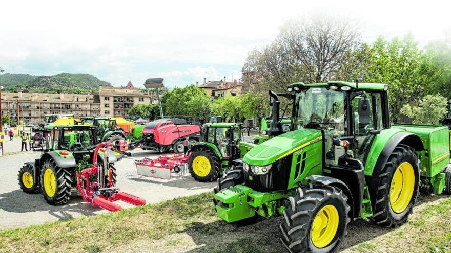 Exposició de maquinària
agrícola.  arxiu/oscar bayona